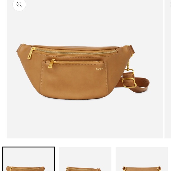 Fawn Design Handbags - Fawn Design Tan Leather Belt Bag